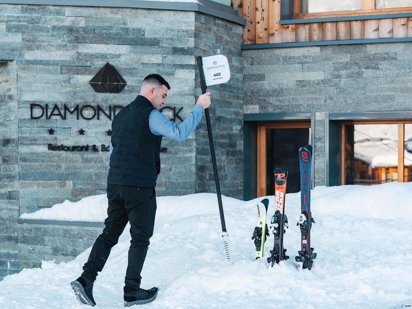 Hôtel Le Diamond Rock Tignes Exterior foto